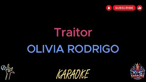 Olivia Rodrigo - Traitor (Karaoke Version)