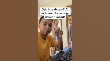 Gak bisa desain? Ai untuk membuat logo otomatis #ai #tutorial