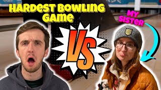 The Hardest Game Of Bowling | 1V1 Against My Sister!!!
