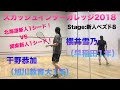 インカレ2018(新人ベスト8) 干野恭加(旭川教育大1年) VS 櫻井雪乃(早稲田大1年)