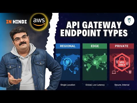 Day 405 | AWS API Gateway Endpoint Types: Regional, Edge, Private Explained | In Hindi