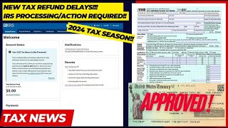 2024 IRS TAX REFUND UPDATE - New Refunds Released, Transcript Updates, IRS Notices, 570 Code, Delays
