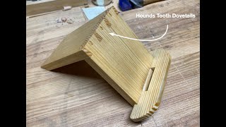 Hand Cut Hounds Tooth Dovetails