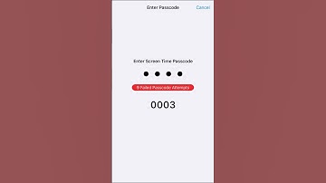 Entering The Screen Time Passcode Until It Unlocks Part 4 #shorts