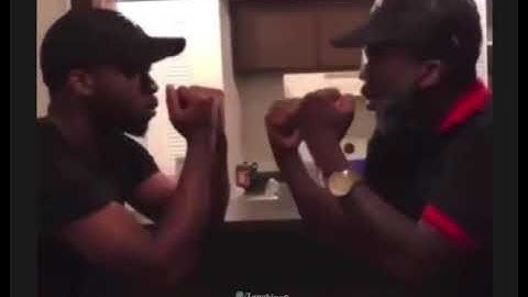 Father Teaches Son How To Box !