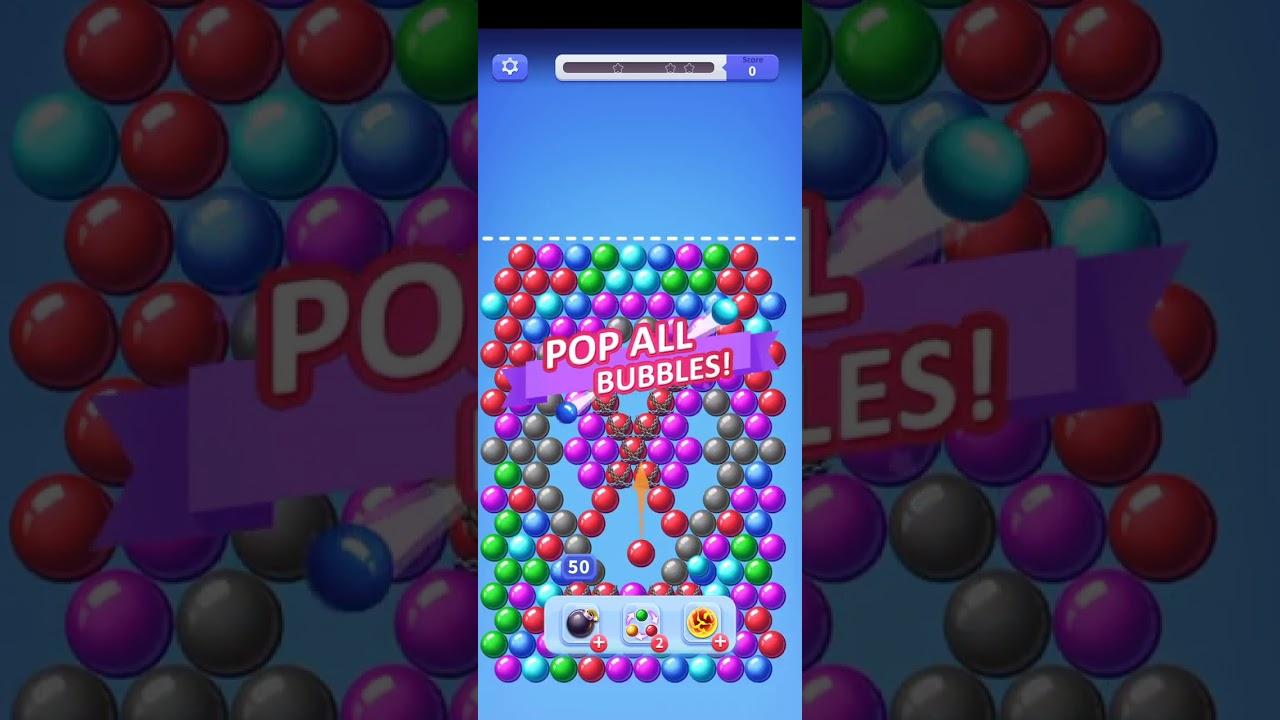 Shoot bubbles 80 to 85 level finish in one time 