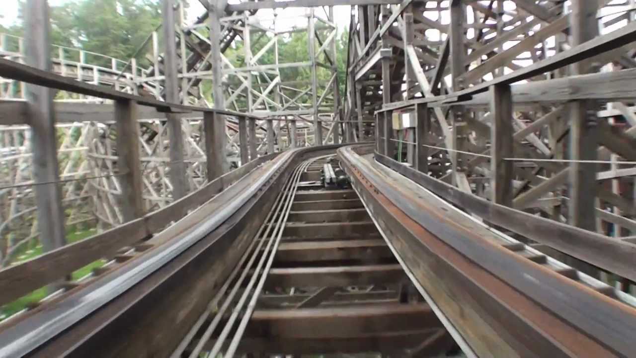 Thunderhead Roller Coaster POV Dollywood Front Seat OnRide Wooden