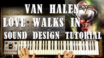 Van Halen - Love Walks In - Sound Design Tutorial with an Oberheim OB-8