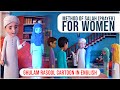 Method Of Salah Prayer For Women Ghulam Rasool Cartoon In English Islamic Cartoon
