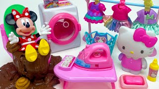 Download Lagu Minnie Mouse 2025🎀 Set Unboxing de lavandería y limpieza rosa de Minnie,colección de juguetes Disney MP3