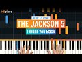 How to Play "I Want You Back" by The Jackson 5 | HDpiano (Part 1) Piano Tutorial