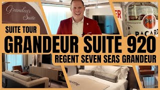 4K Suite Tour [2025]: Grandeur Suite 920 | Regent Seven Seas Grandeur (Reliant Cruising)