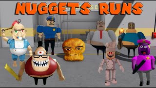 Chicken Nugget Speed Runs in Borry, Barry, Papa Pizza, School, Papa Pizza, Baby Bobby, Mr Stinky