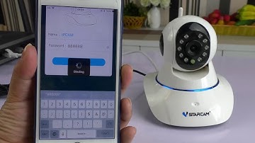 How to Configure VStarcam IP Camera C25 ethernet cable Connection