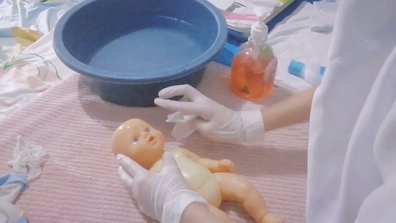 Bathing a Newborn Baby | Return Demonstration
