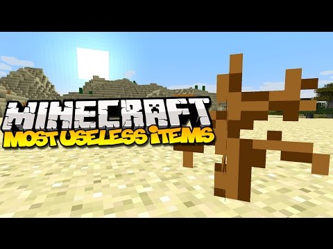 The Most USELESS Items in Minecraft - YouTube