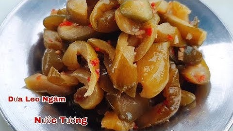 Cách Làm Dưa Leo Ngâm Nước Tương Vàng Ngon, Giòn Rụm - Chay Mặn Đều Dùng Được | Thảo Phan Vlog