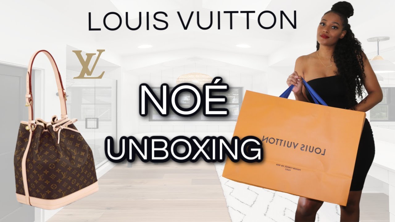 LOUIS VUITTON NOE BAG UNBOXING, REVIEW VINTAGE- What's in my bag? How did  I get it at this price?! 