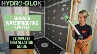 Shower Waterproofing with HYDROBLOK