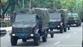 Mantab! Parade Alutsista di Upacara HUT ke-77 TNI