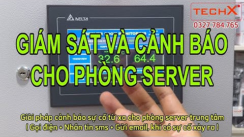GIẢI PHÁP GIÁM SÁT VÀ CẢNH BÁO CHO PHÒNG SERVER - GIÁM SÁT NHIỆT ĐỘ ĐỘ ẨM - TX-AS-24