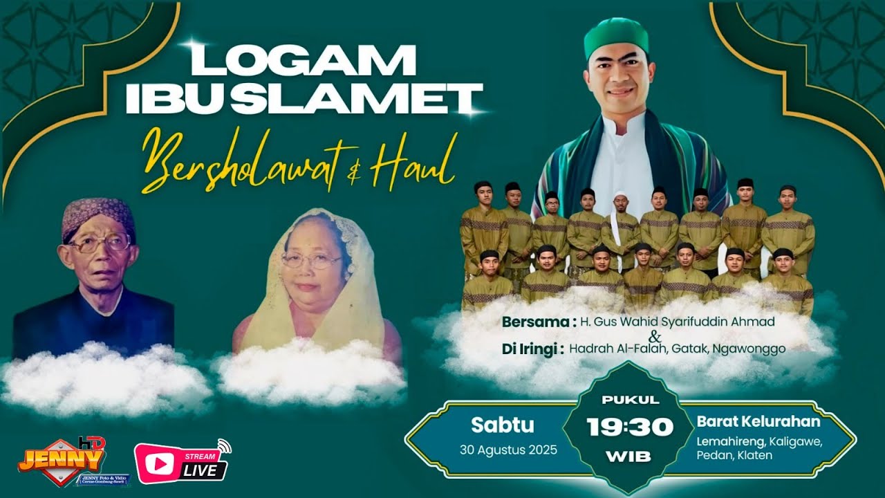 Live Logam Bu Slamet Bersholawat & Haul | Bersama Gus WAHID | Hadroh Al-Fallah