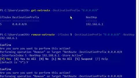 How to Change the Default Gateway on Windows Server Core