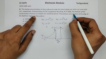 EC GATE 2014 2M - PN Junction - Forward Bias