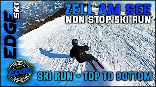 Zell am See - BRILLIANT NON STOP Ski run | Top to Bottom