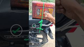 Safe &amp; Strong Motorcycle Packing Method #knot #diy #hacks #tips #shorts #youtubeshorts