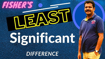 How to find Least Significant Difference | post-hoc test | Fisher
