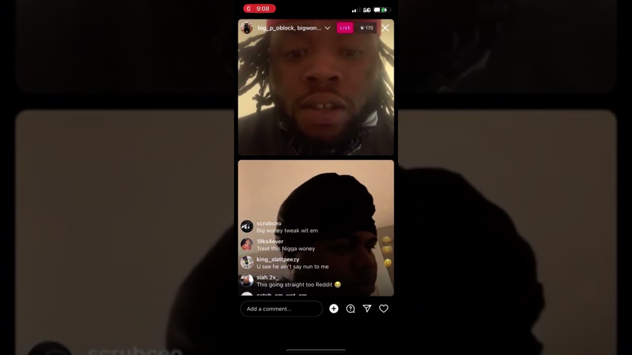 O BLOCK BIG P SAYS HE’S GOING TO CAUSE HARM TO BOSS TOP, BIG WONEY AND MORE ON LIVE