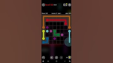 Flow Free 8x8 Level 66 #flowfree #level66 #8x8 #6x6 #7x7 #8x8 #mania #9x9 #10x10