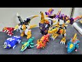 TOY ASMR│KING＆EMPEROR！2つの恐竜合体ロボで遊ぶカチャカチャ音│アルティメットキングダイノ＆ダイノエンペラー