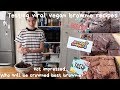Testing the ultimate viral brownie recipes