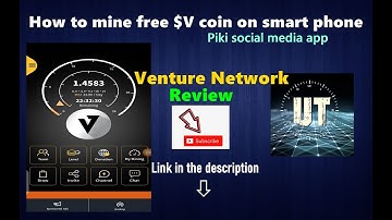 Venture network review | How to mine free $V coin daily on your mobile phone