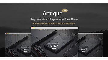 Antique - Responsive Multi-Purpose WordPress Theme | Themeforest Website Templates and Themes