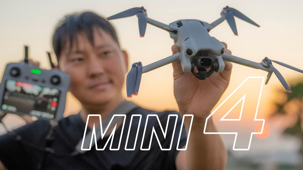 DJI Mini 4 Pro (RC-N2) All-In-One Omni Obstacle Sensing Mini Camera Dr