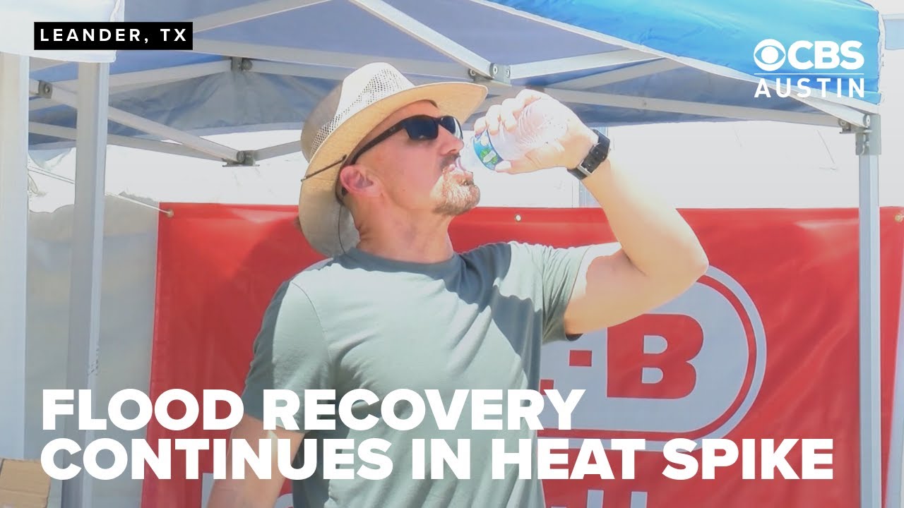 Volunteer efforts continue amid heat challenges in Central Texas flood recovery