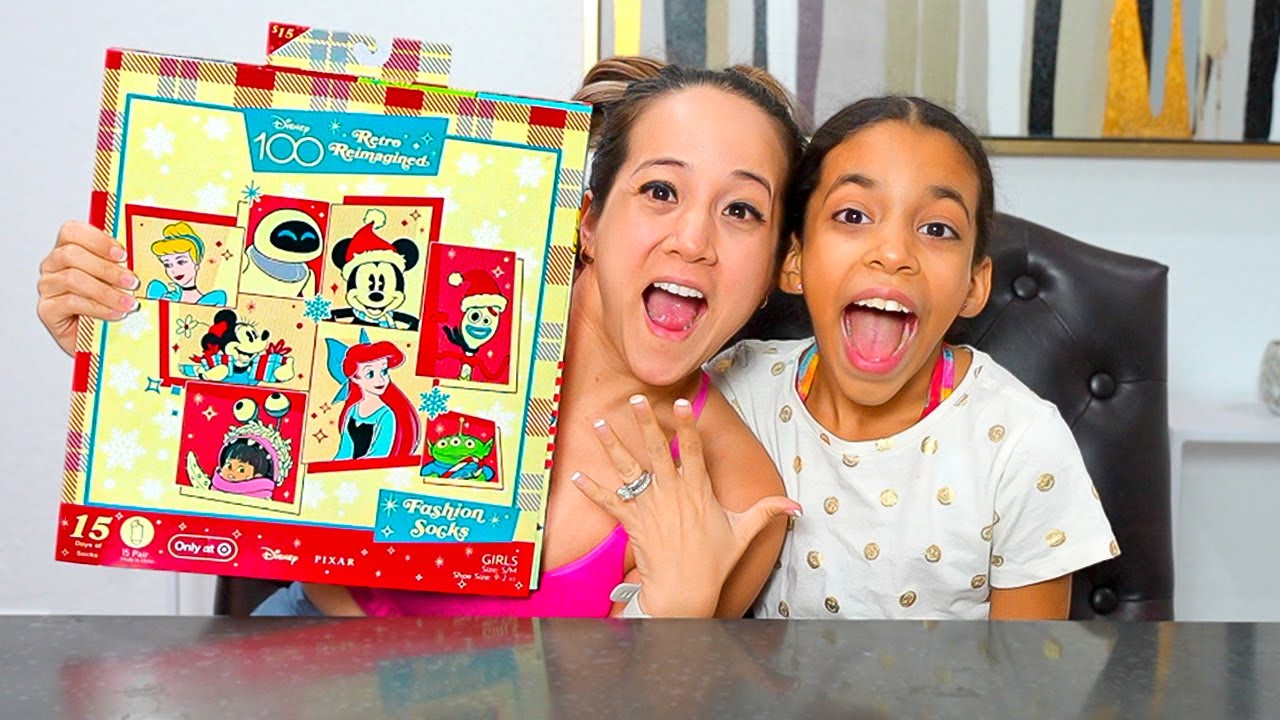 DISNEY CHRISTMAS ADVENT CALENDAR AT TARGET UNBOXING DISNEY 100 RETRO disney-christmas-advent-calendar-at-target-unboxing-disney-100-retro