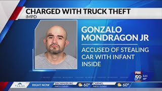 Court docs: Man with warrant went on ‘crime spree’, stole truck with infant inside, led police on pu
