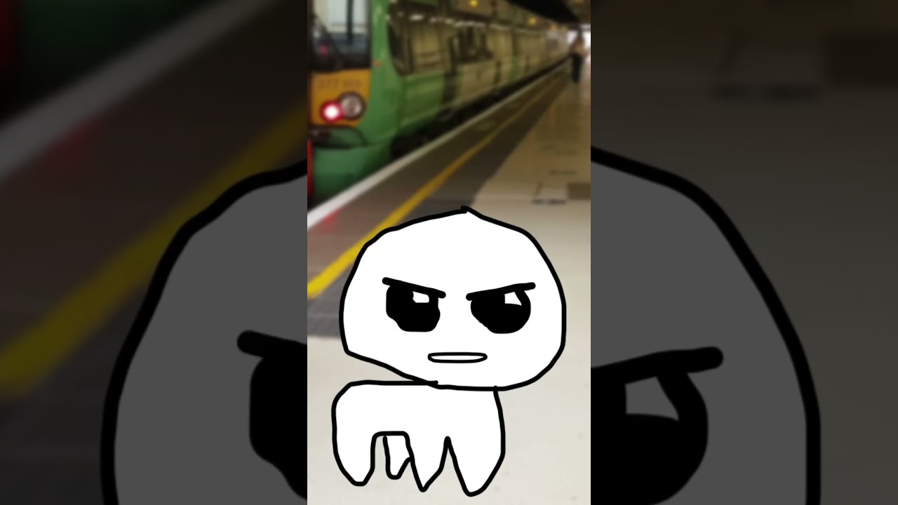 My friends abandoned me for an Electrostar train