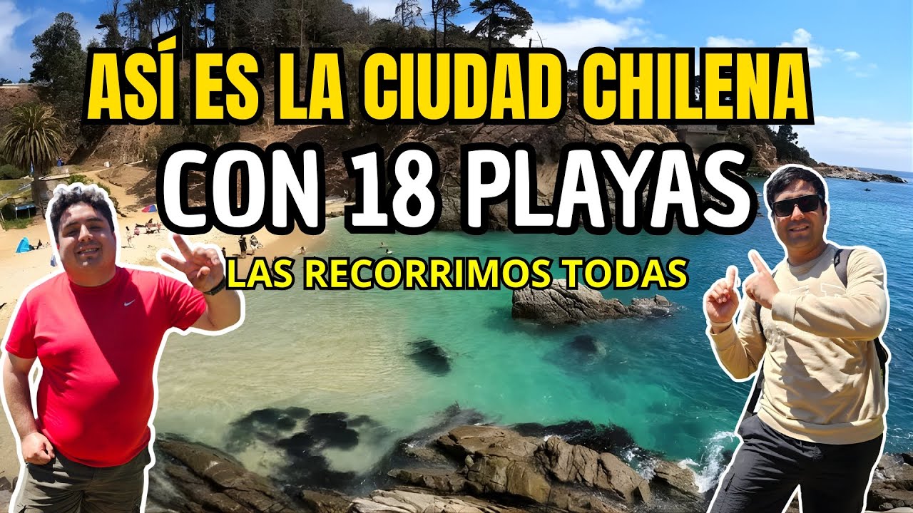 🌴 Así es la ciudad chilena con 18 playas paradisíacas: QUINTERO 🏖️🇨🇱
