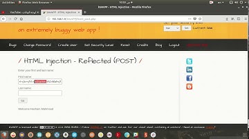 3  - HTML Injection   Reflected POST حل bwapp