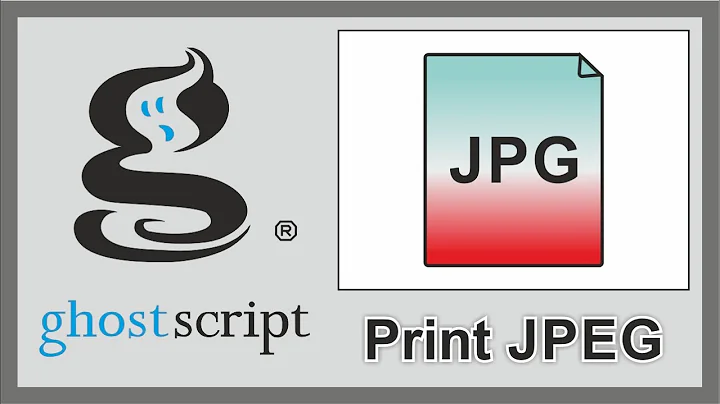 How to Print JPG files using Ghostscript from any application in Windows 10