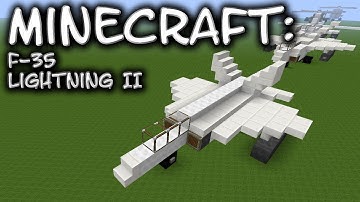 Minecraft: F-35 Lightning II Tutorial