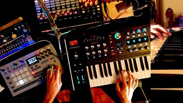 Acid techno jam w/ Analog Rytm, Hydrasynth and TD-3 #jamuary2022