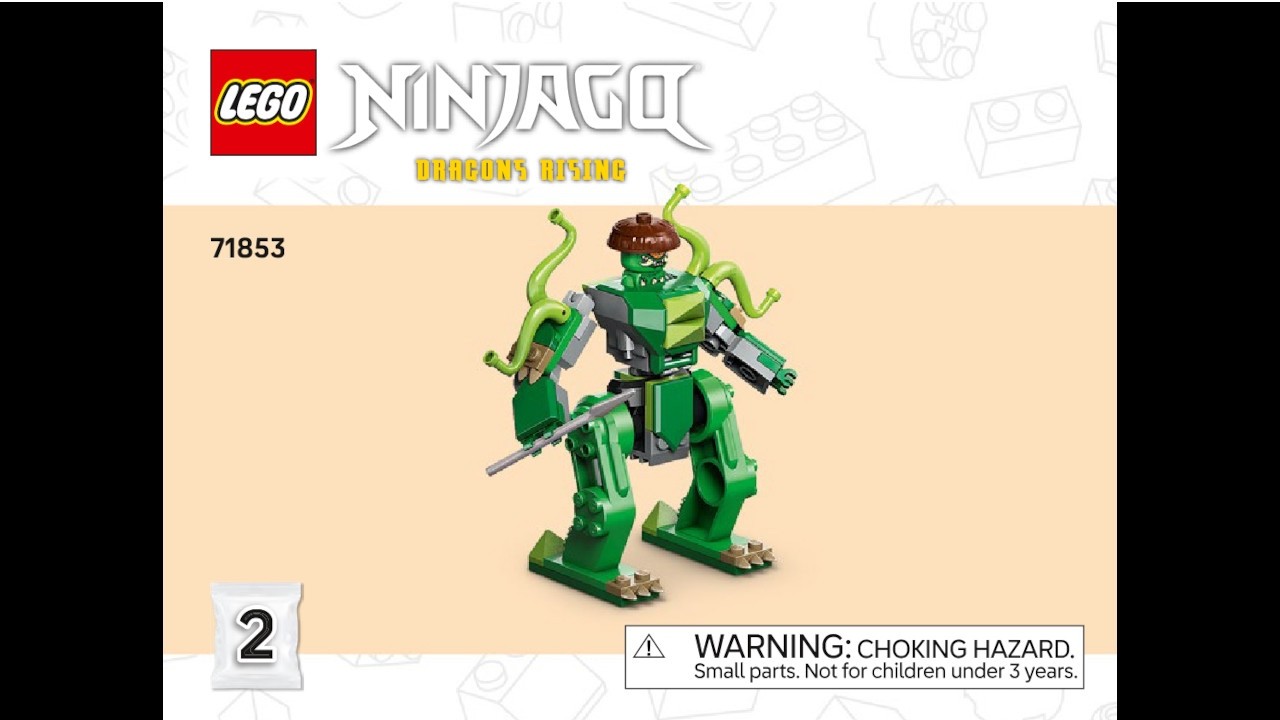 LEGO 71853 Instructions | NINJAGO | Jay's Dragon Mech Fight | Book