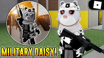 HOW TO GET THE "MILITARY DAISY" BADGE + MORPH IN PIGGY: THE GODLIKE RP! | ROBLOX