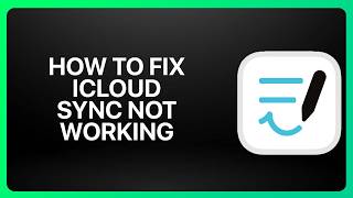 How To Fix iCloud Sync Not Working in Goodnotes! Tutorial